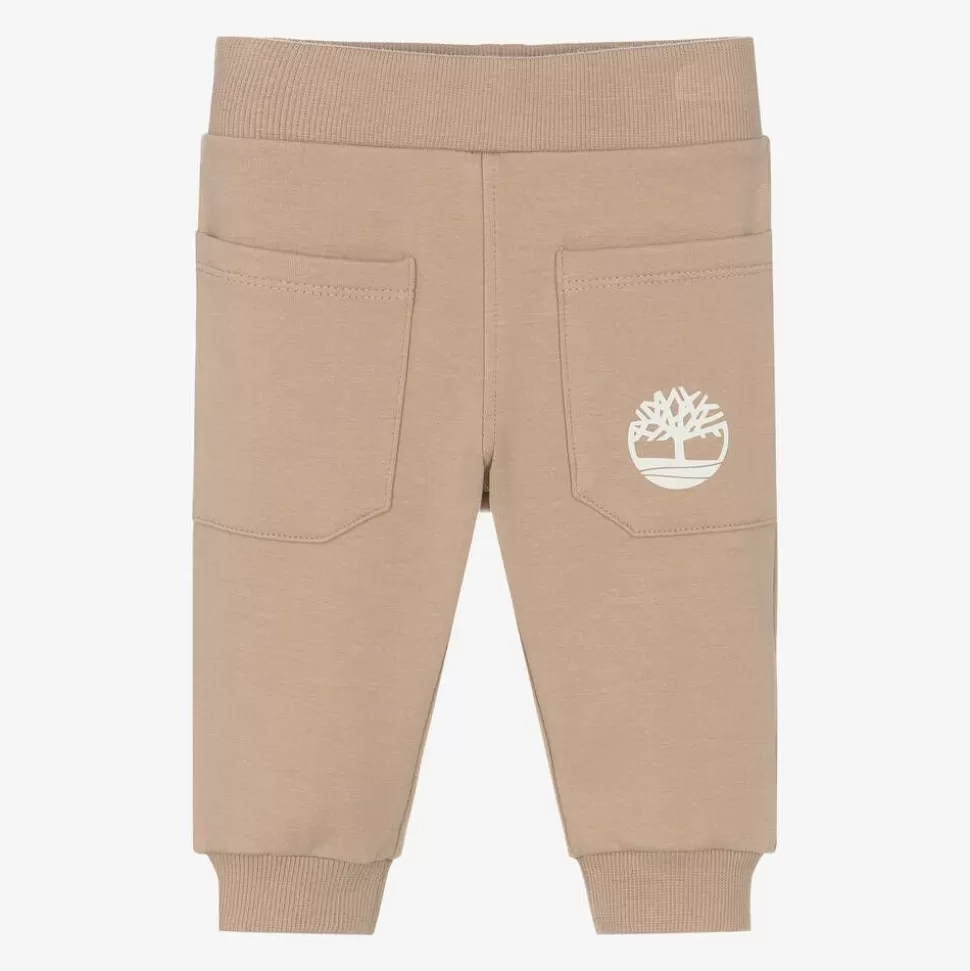 Timberland Baby Boys Beige Organic Cotton Joggers^ Trousers