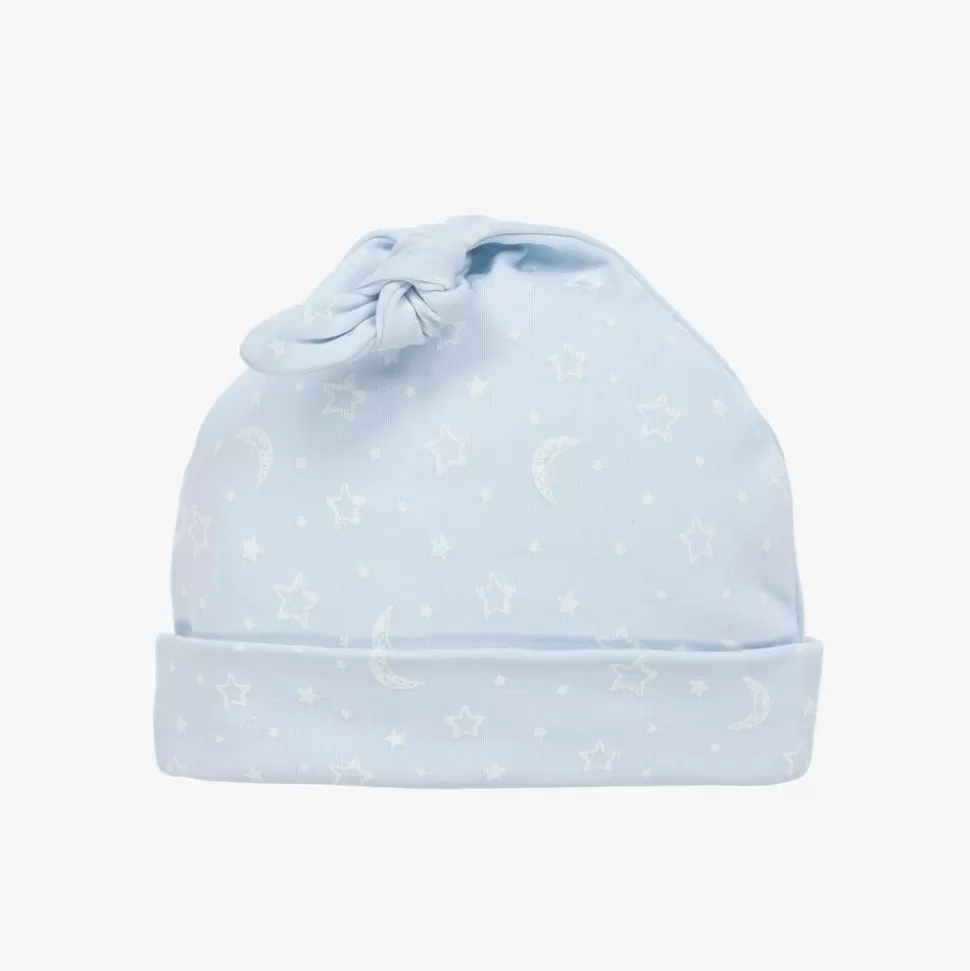 Kissy Kissy Baby Boys Blue Cotton Crescent Moonlight Hat^ Gifts