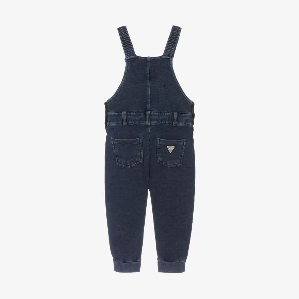 Guess Baby Boys Blue Cotton Dungarees^ Trousers