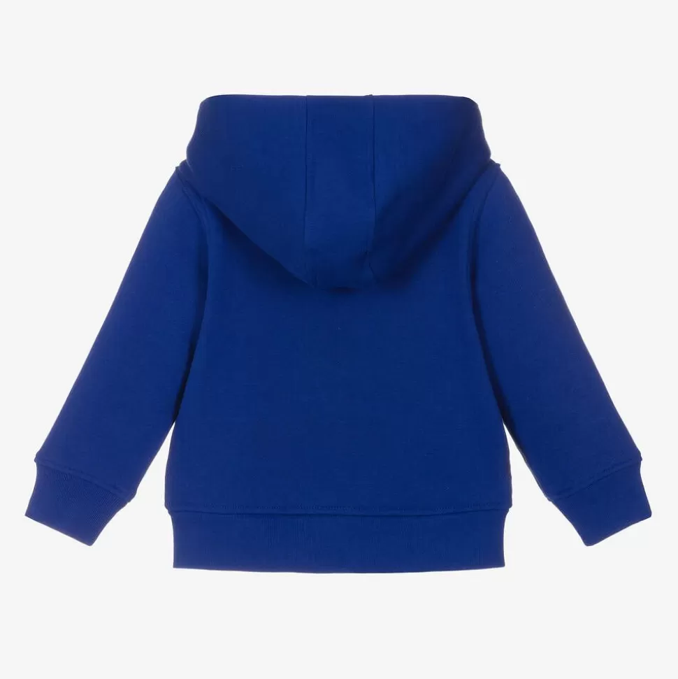 Burberry Baby Boys Blue EKD Cotton Zip-Up Hoodie^ Tops