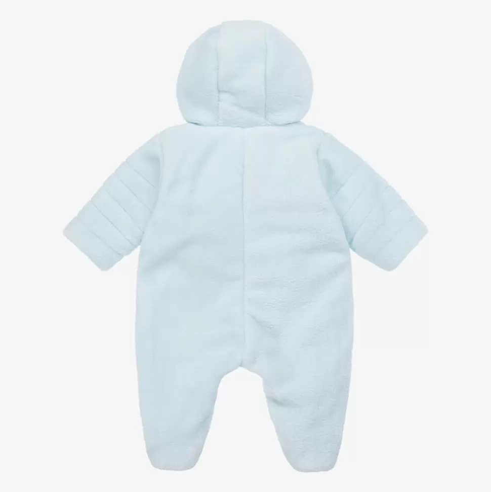 Emile et Rose Baby Boys Blue Plush Teddy Pramsuit^ Babysuits