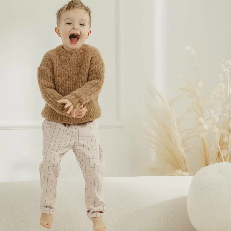 Jamiks Baby Boys Brown Wool & Cashmere Sweater^BOY Tops