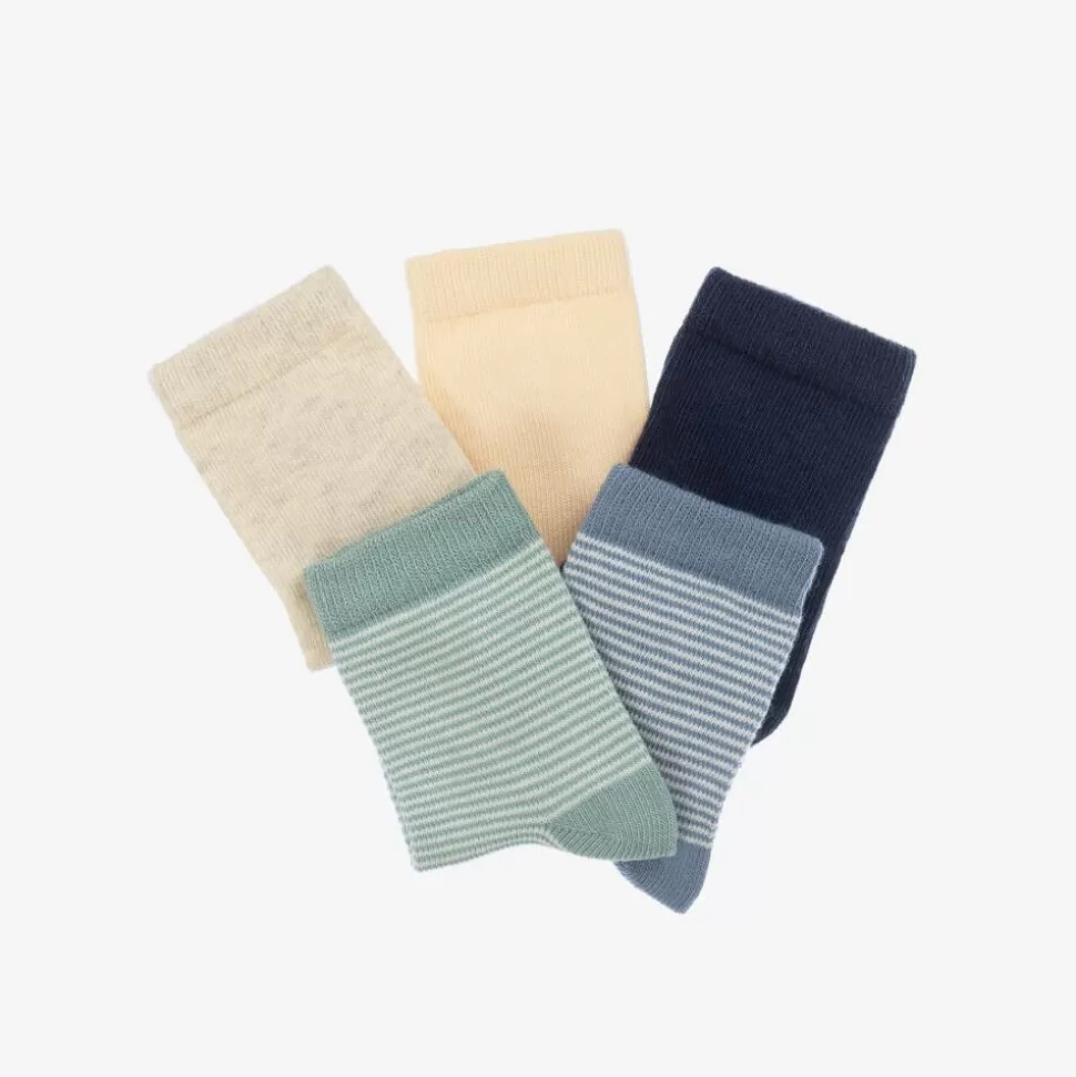 Petit Bateau Baby Boys Cotton-Rich Socks (5 Pack)^ Socks