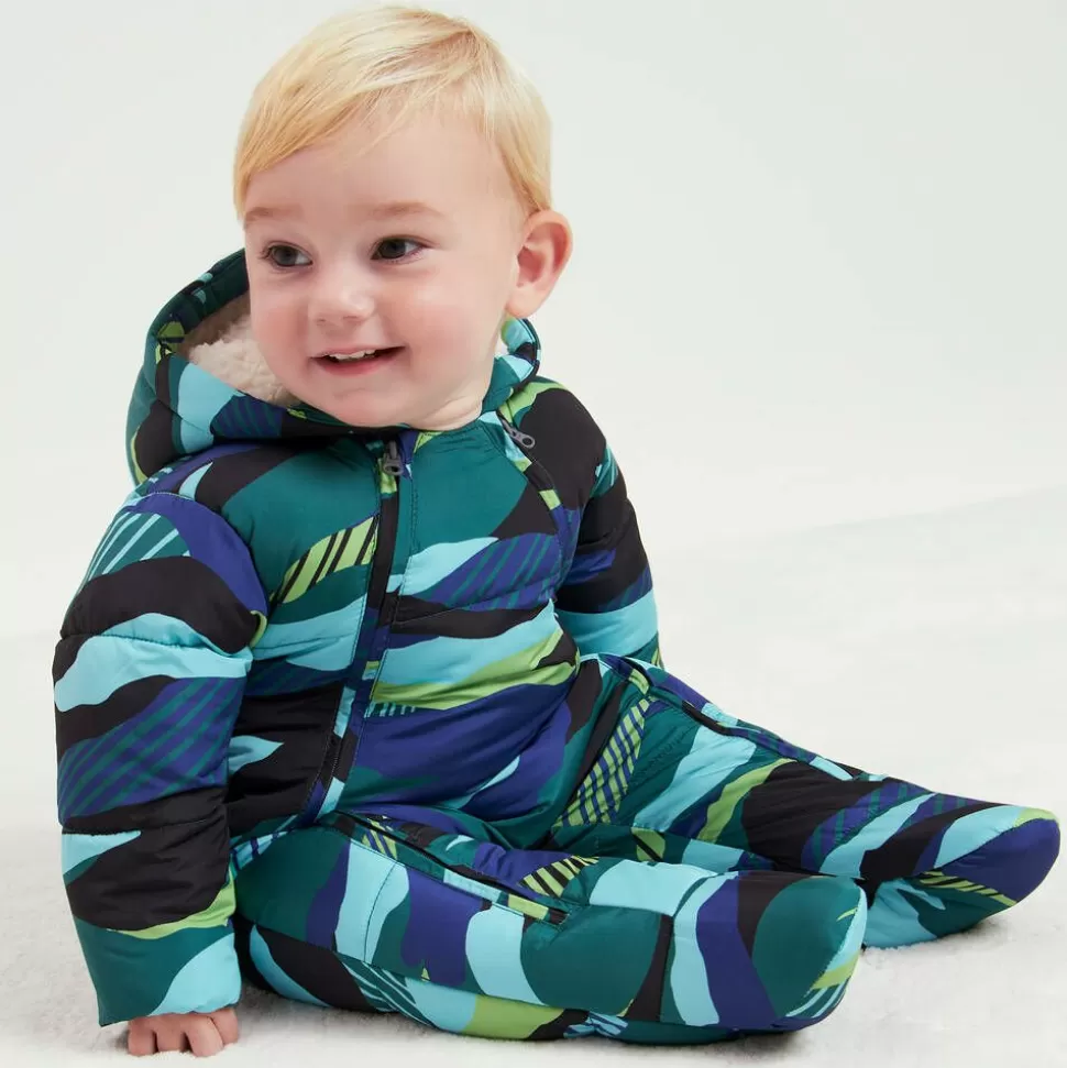 Joyday Baby Boys Green & Blue Puffer Snowsuit^BOY Snowwear | Snowwear