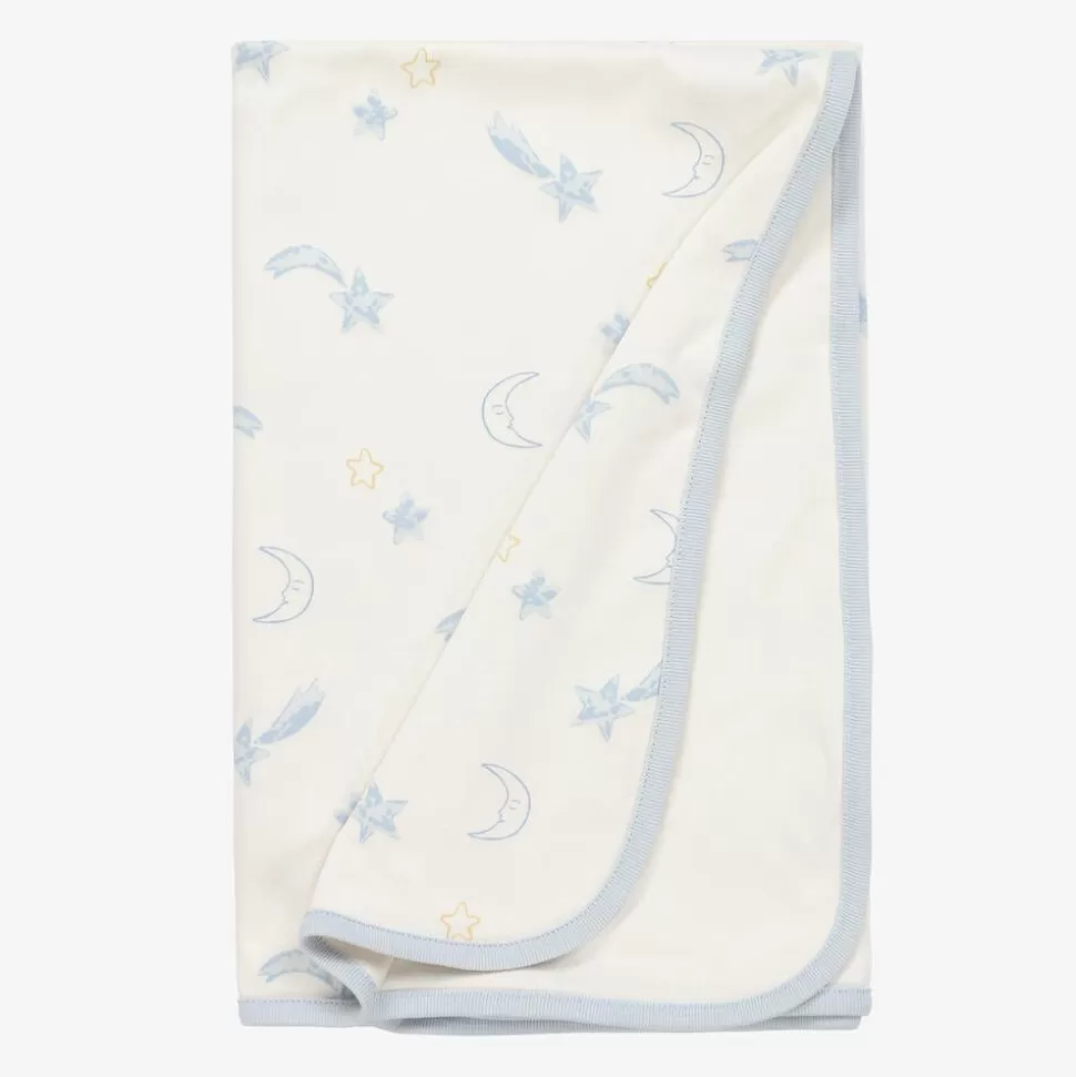 Kissy Love Baby Boys Ivory Starry Sky Cotton Blanket (73cm)^ Gifts