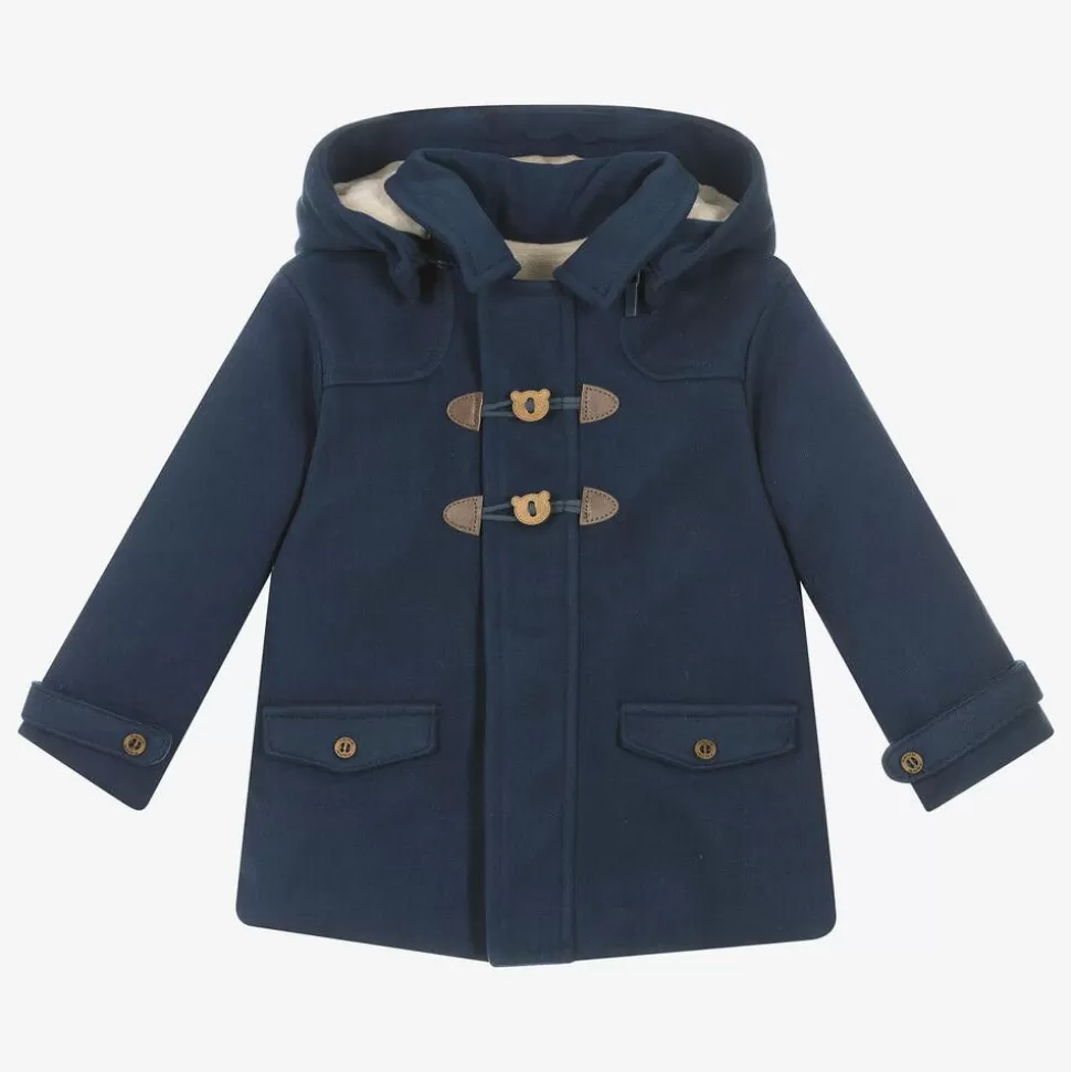 Mayoral Baby Boys Navy Blue Duffle Coat^BOY Coats & Jackets