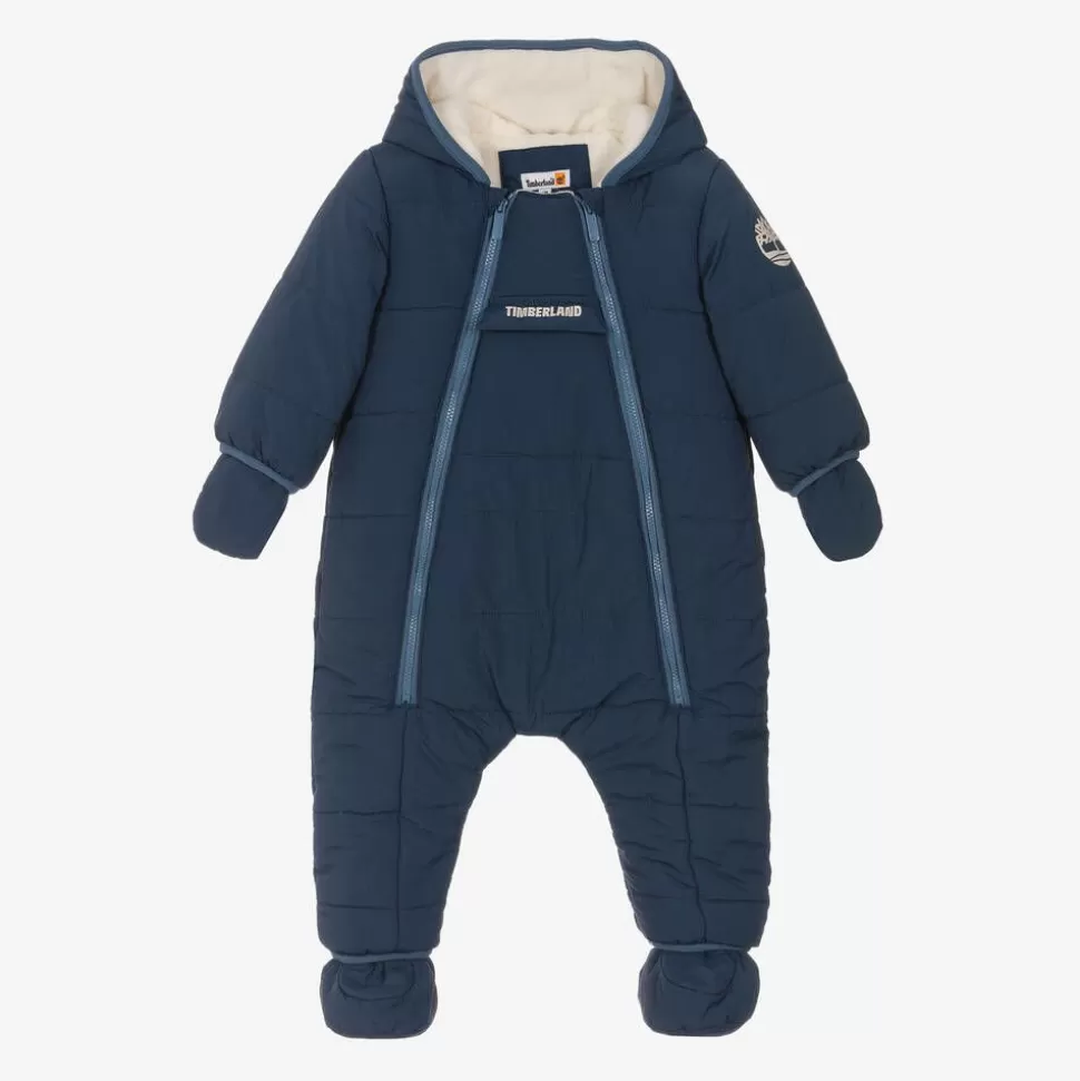 Timberland Baby Boys Navy Blue Padded Snowsuit^ Snowwear