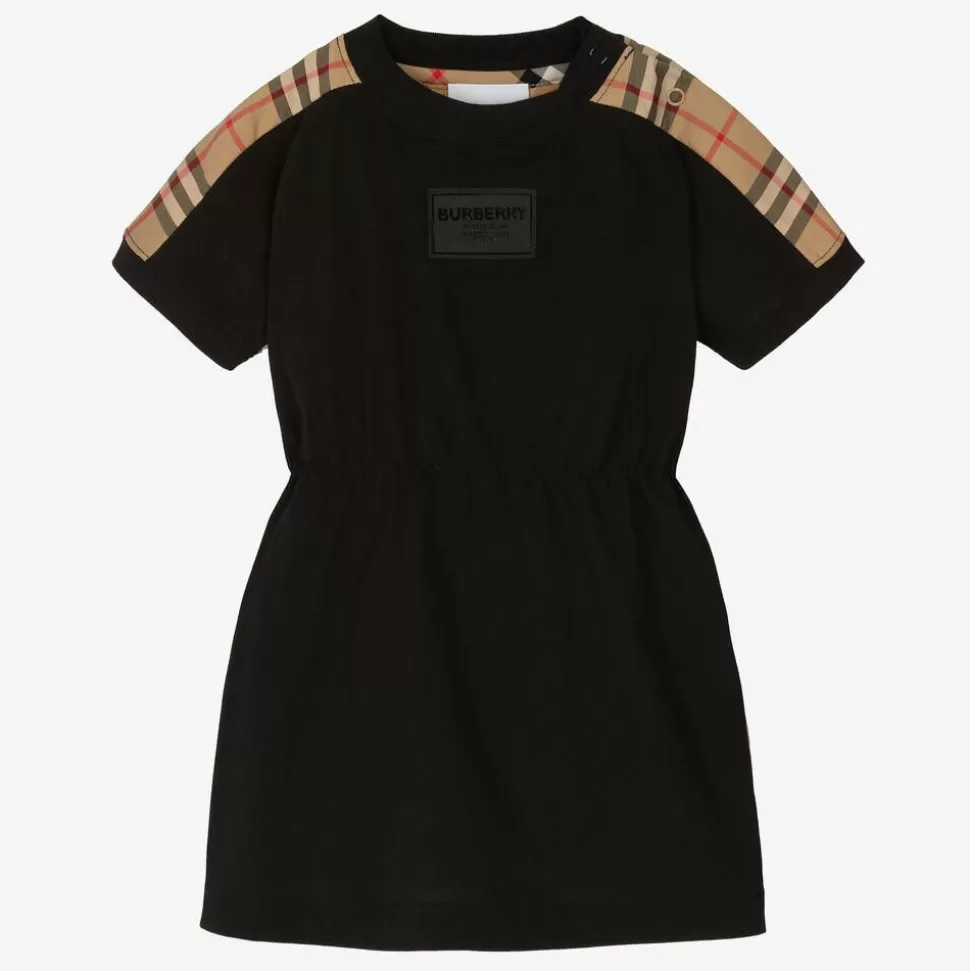 Burberry Baby Girls Black Vintage Check Dress^ Dresses