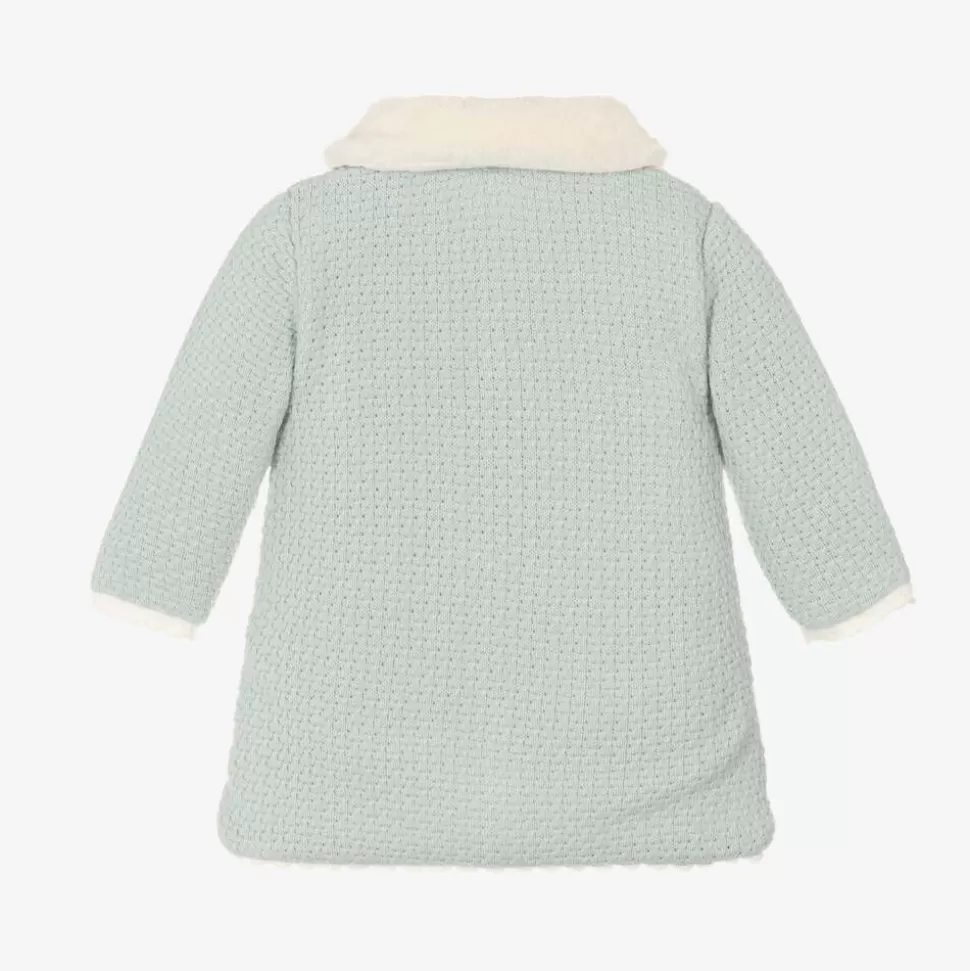 Paz Rodríguez Baby Girls Green Knitted Coat^ Coats & Jackets