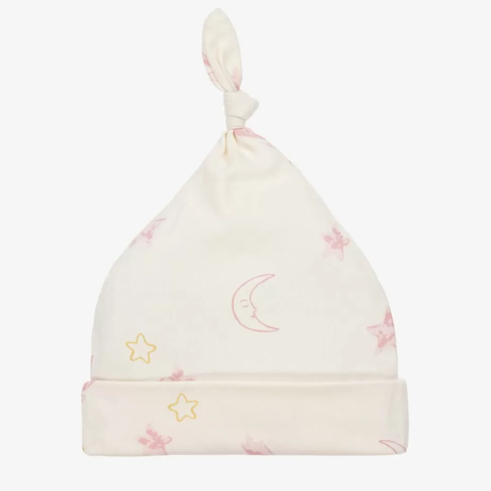 Kissy Love Baby Girls Ivory Cotton Starry Sky Hat^ Gifts