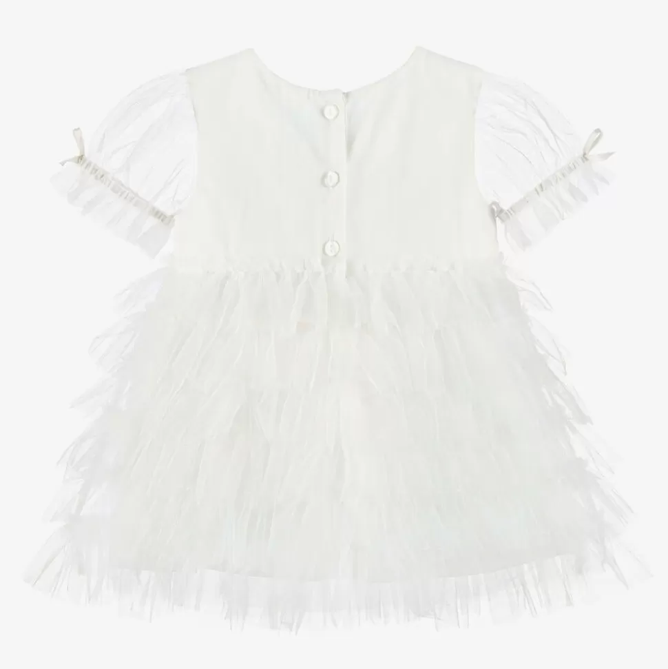 Tutu du Monde Baby Girls Ivory Tulle & Beads Dress^ Dresses