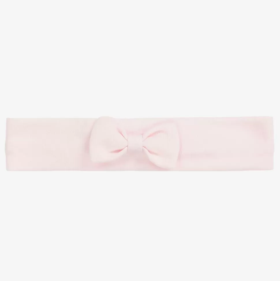 Emile et Rose Baby Girls Pink Cotton Bow Headband^ Hair Accessories