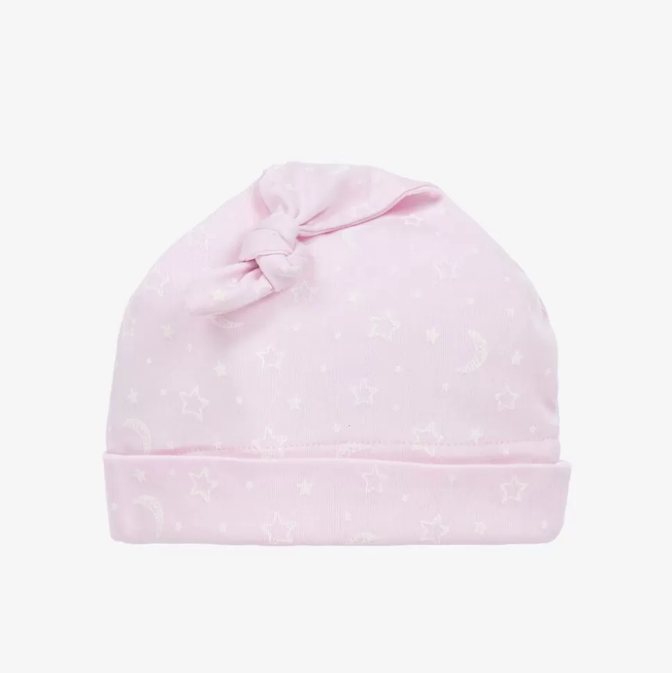 Kissy Kissy Baby Girls Pink Cotton Crescent Moonlight Hat^ Gifts