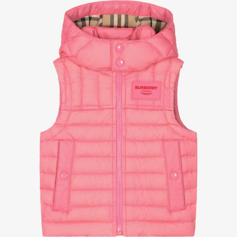 Burberry Baby Girls Pink Down Gilet^ Coats & Jackets