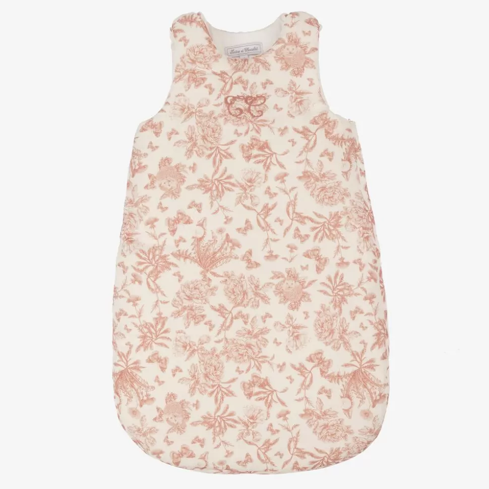 Tartine et Chocolat Baby Girls Pink Floral Sleeping Bag (67cm)^ Sleeping Accessories