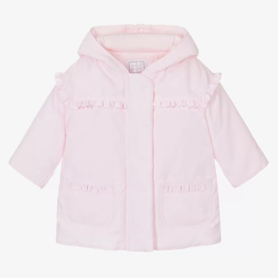 Emile et Rose Baby Girls Pink Hooded Coat^ Coats & Jackets