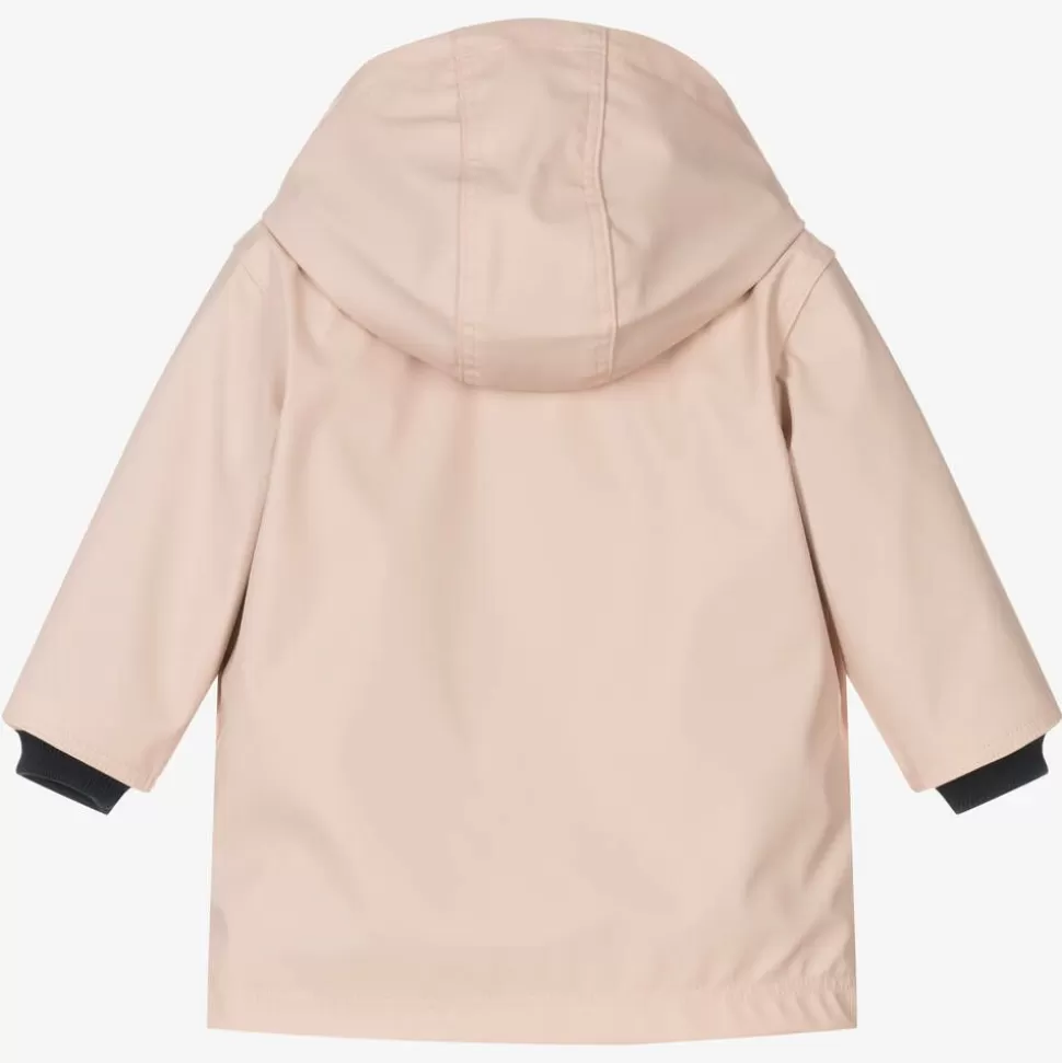 Petit Bateau Baby Girls Pink Hooded Raincoat^ Coats & Jackets