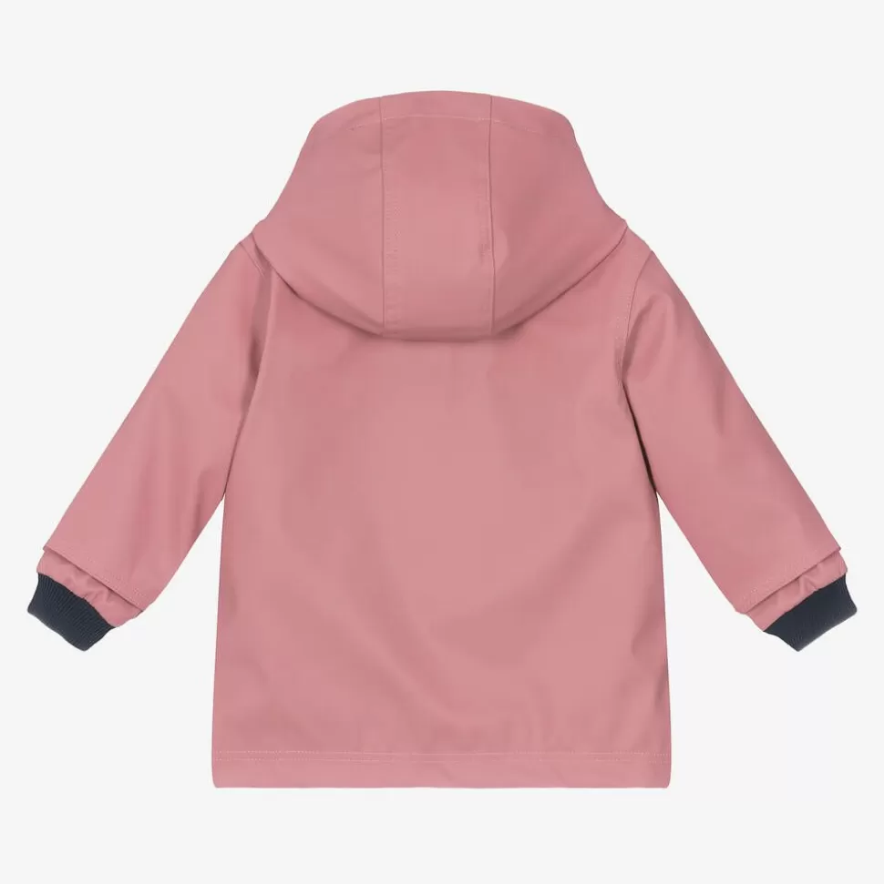 Petit Bateau Baby Girls Pink Hooded Raincoat^ Coats & Jackets