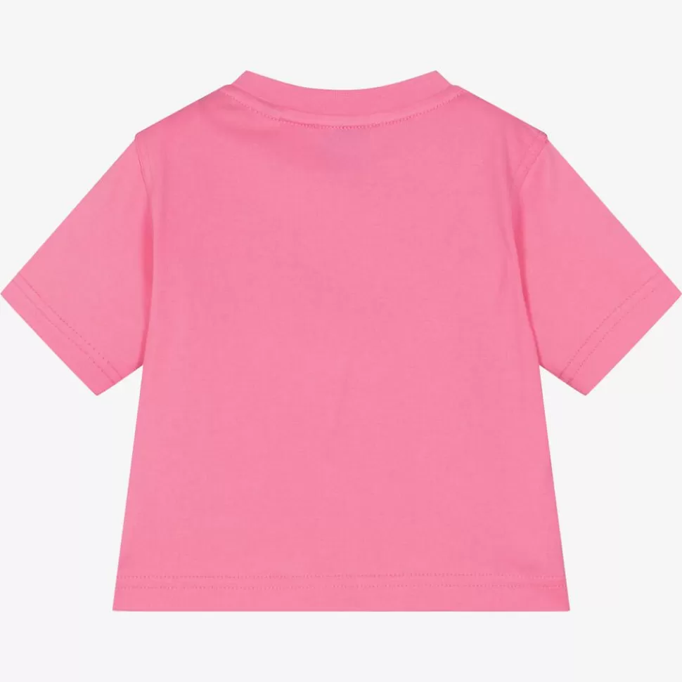 Burberry Baby Girls Pink Horseferry Cotton T-Shirt^ Tops