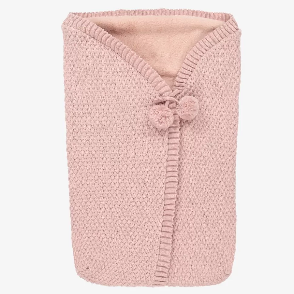 Mebi Baby Girls Pink Knitted Nest (62cm)^ Gifts