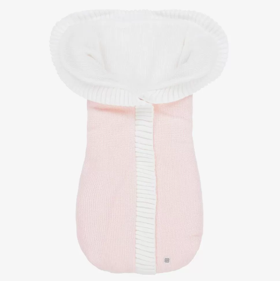 Minutus Baby Girls Pink Knitted Nest (75cm)^ Nests