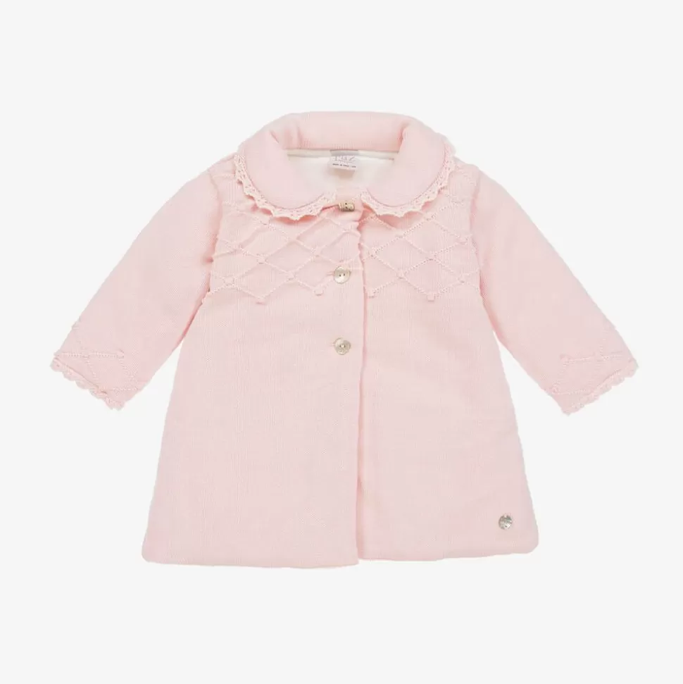 Paz Rodríguez Baby Girls Pink Knitted Pram Coat^ Coats & Jackets