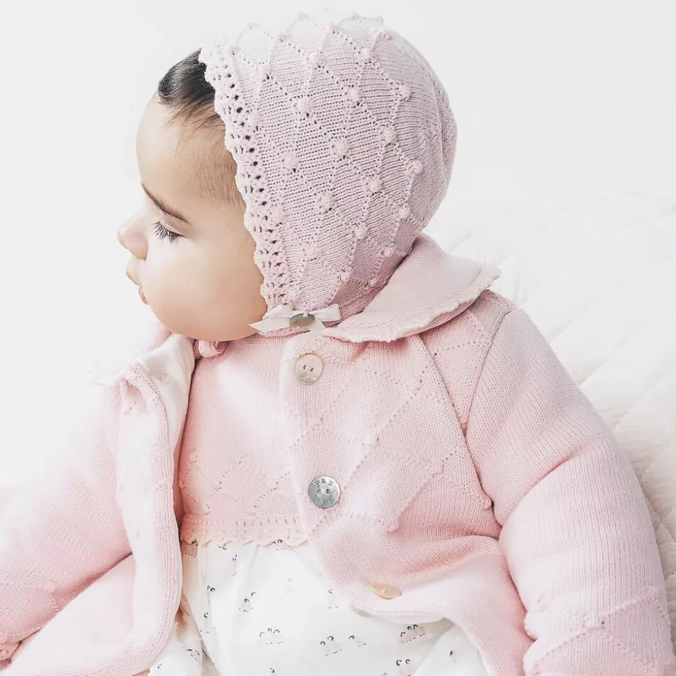 Paz Rodríguez Baby Girls Pink Knitted Pram Coat^ Coats & Jackets