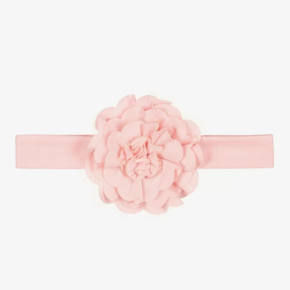 Lemon Loves Layette Baby Girls Pink Pima Cotton Headband^ Hair Accessories | Hair Accessories