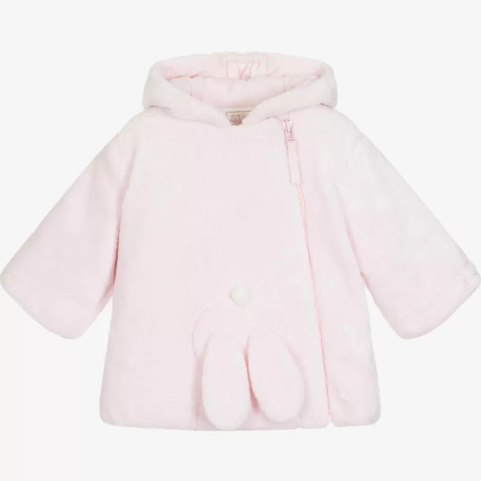 Emile et Rose Baby Girls Pink Plush Bunny Coat^ Coats & Jackets