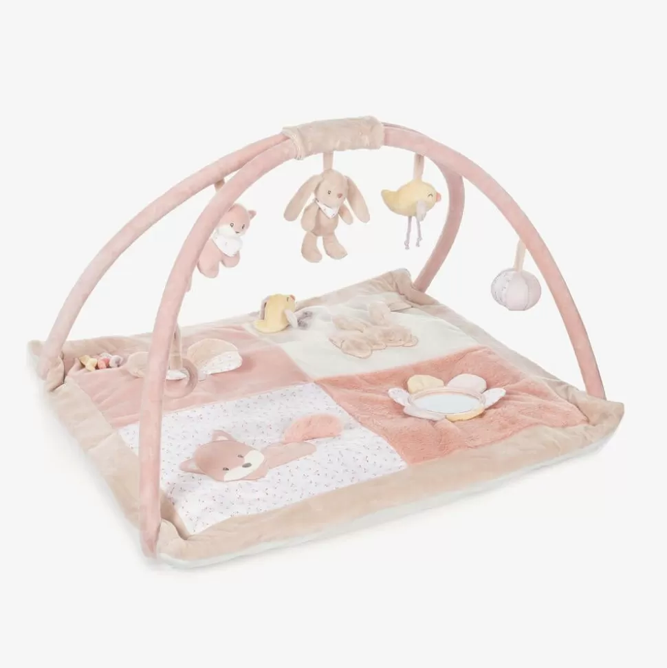 Nattou Baby Girls Pink Plush Playmat (80cm)^ Gifts