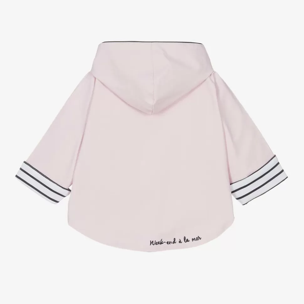 Week-end à la mer Baby Girls Pink Rain Cape^ Coats & Jackets