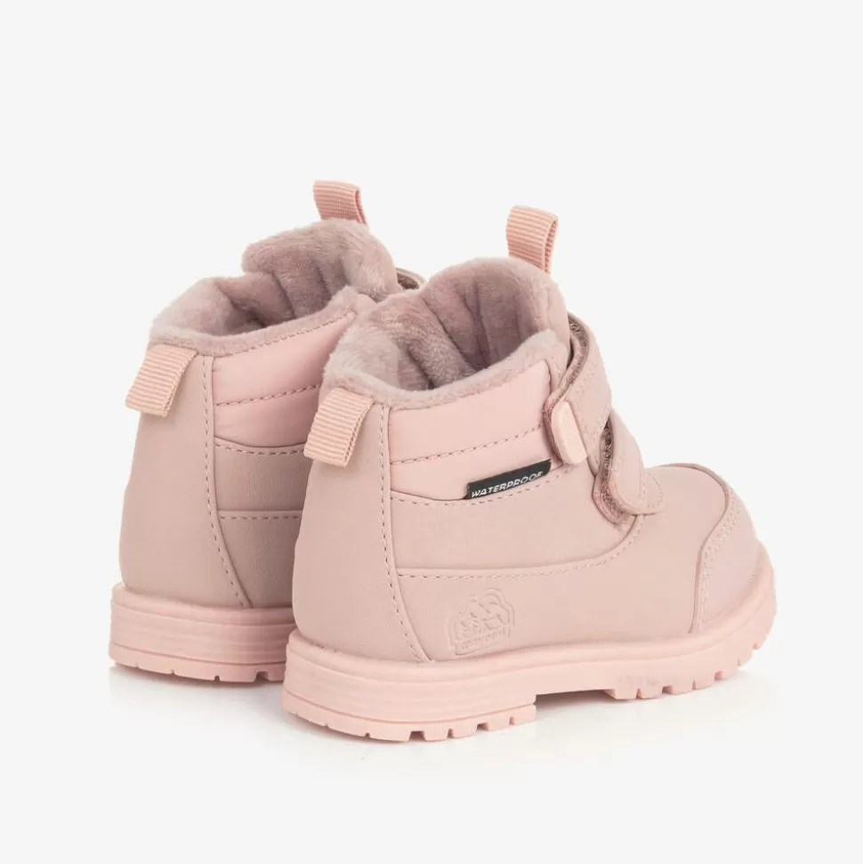 Mayoral Baby Girls Pink Waterproof Velcro Boots^ Boots | Boots