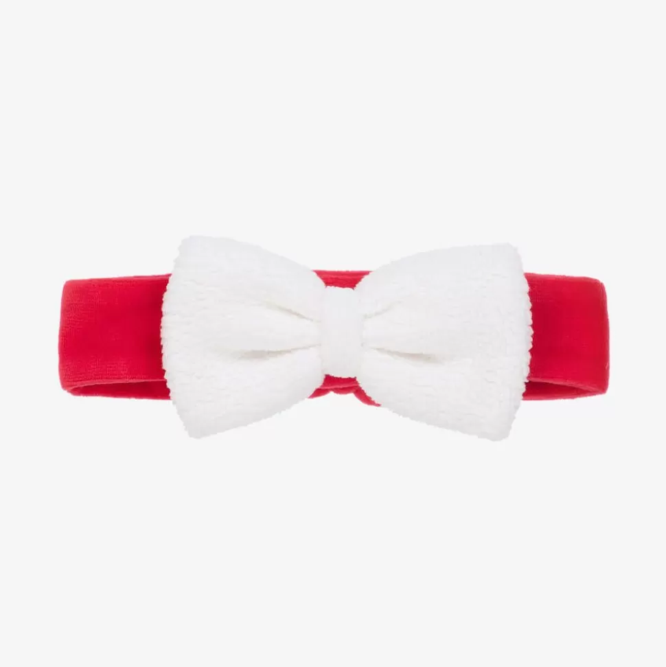 Kissy Kissy Baby Girls Red Velour Christmas Magic Headband^ Hair Accessories
