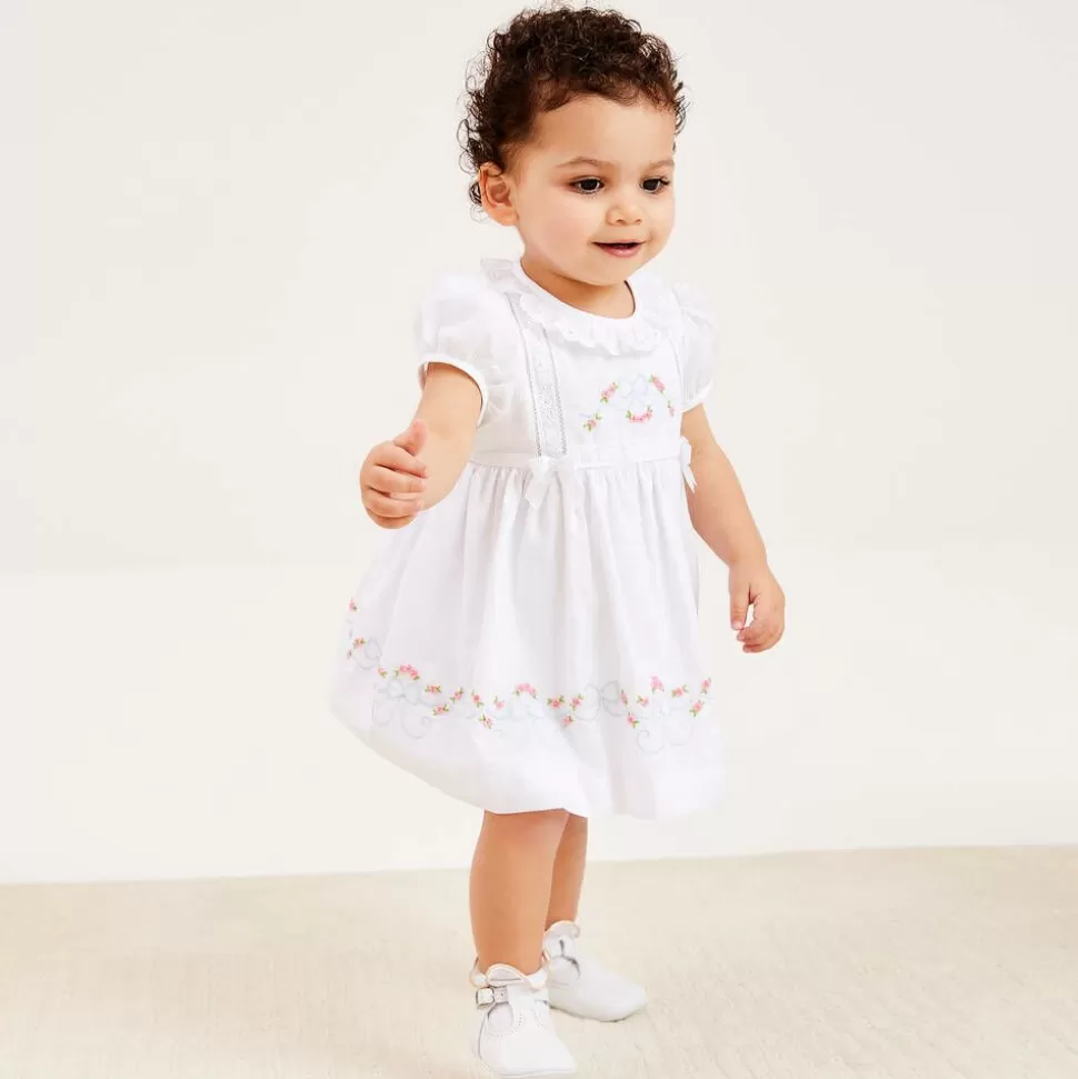 Story Loris Baby Girls White & Ivory Ruffle Socks^ Socks