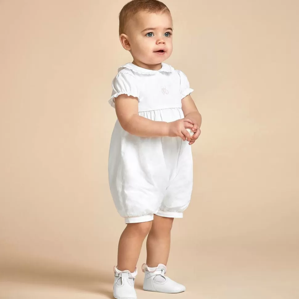 Story Loris Baby Girls White & Pink Ruffle Socks^ Socks