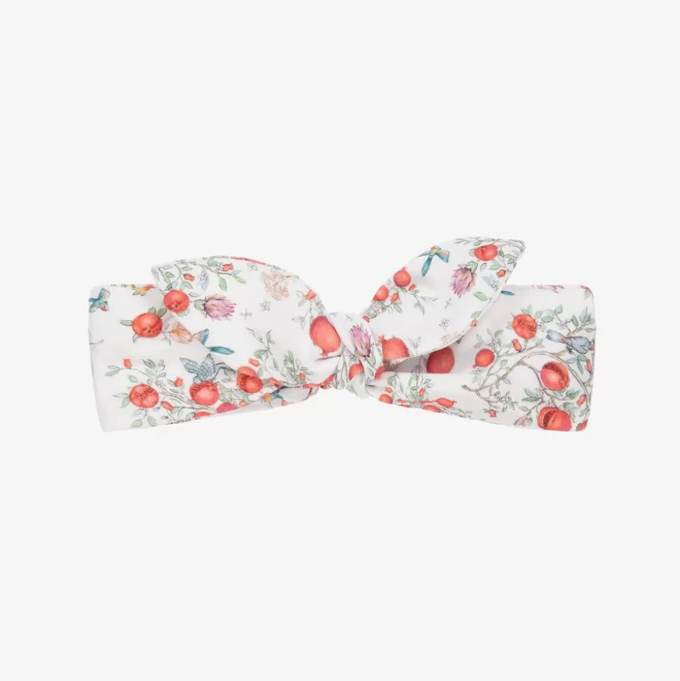 My Little Pie Baby Girls White Cotton Pomegranate Headband^ Hair Accessories