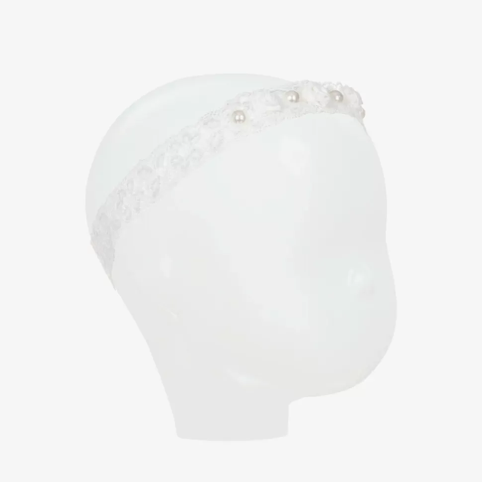 Cute Cute Baby Girls White Lace Headband^ Hair Accessories