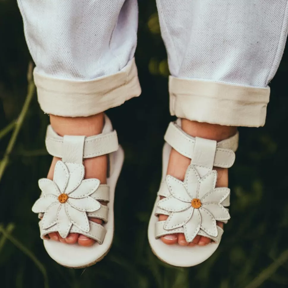 Donsje Baby Girls White Leather Daisy Sandals^ Sandals