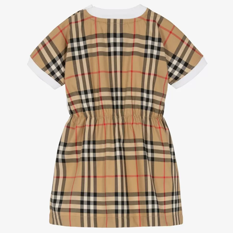 Burberry Baby Girls White Vintage Check Dress^ Dresses