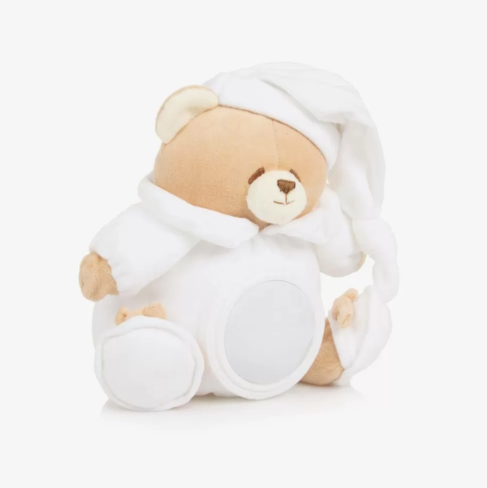 Nanán Beige & White Teddy Bear Night Light (23cm)^ Nursery Accessories