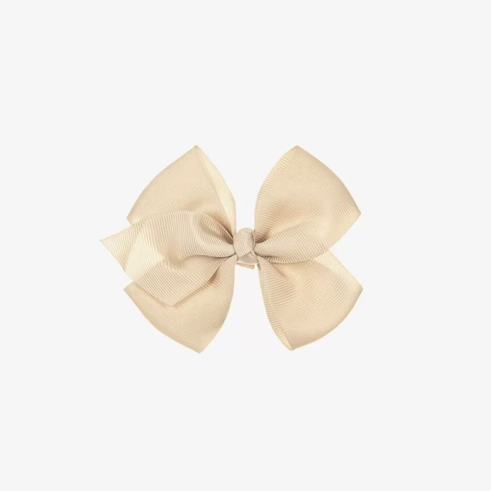 Bowtique London Beige Bow Hair Clip (10cm)^ Hair Accessories