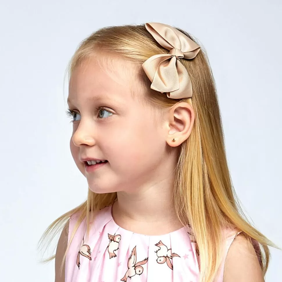 Bowtique London Beige Bow Hair Clip (10cm)^ Hair Accessories