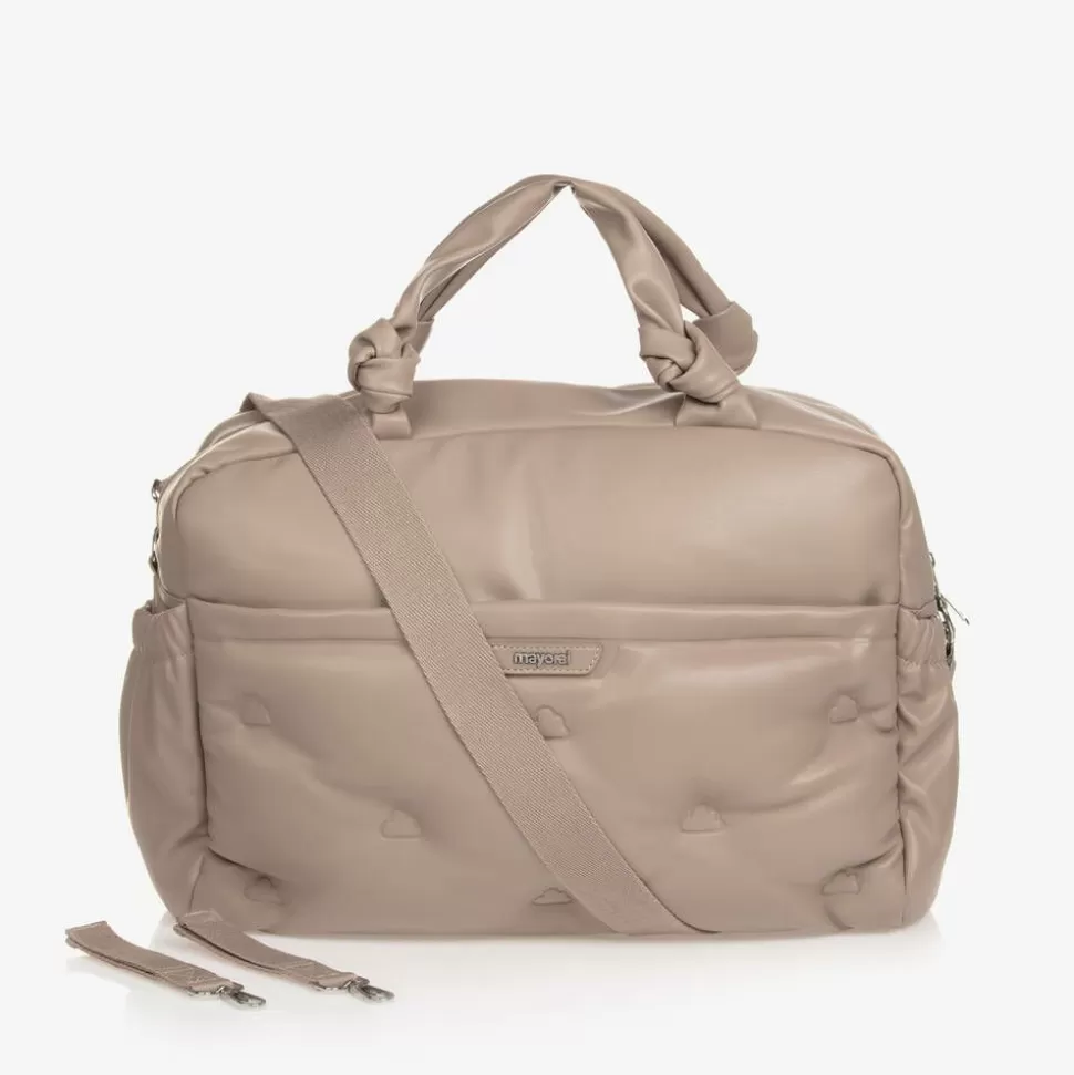 Mayoral Newborn Beige Faux Leather Changing Bag (46cm)^ Bags