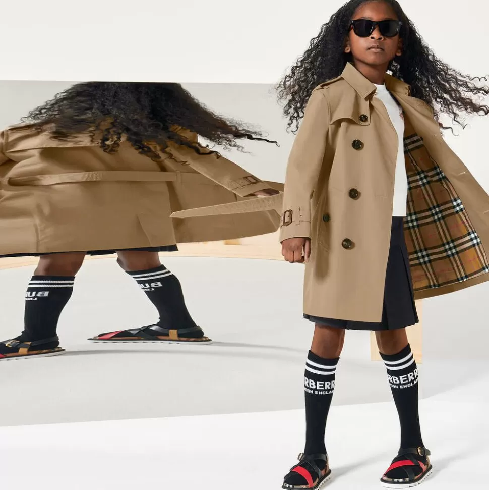 Burberry Beige Heritage Trench Coat^BOY Coats & Jackets | Coats & Jackets