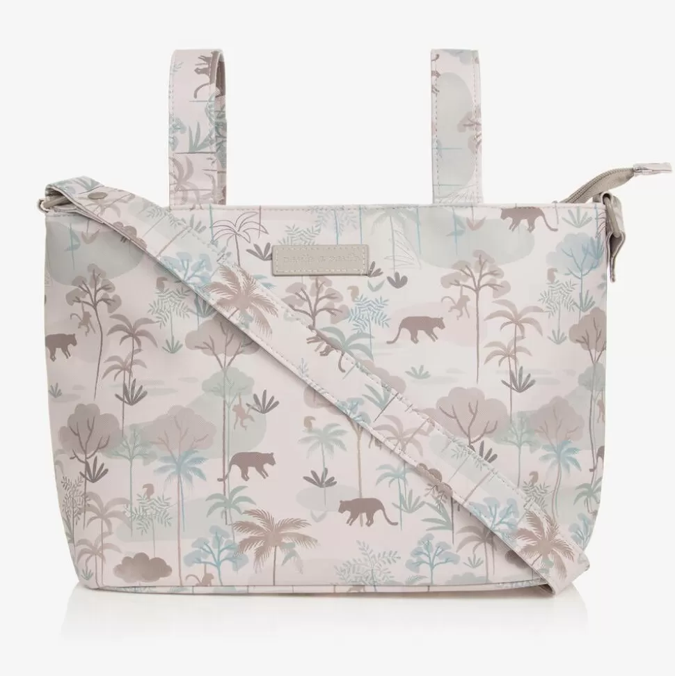 Pasito a Pasito Beige Jungle Print Changing Bag (37cm)^ Gifts