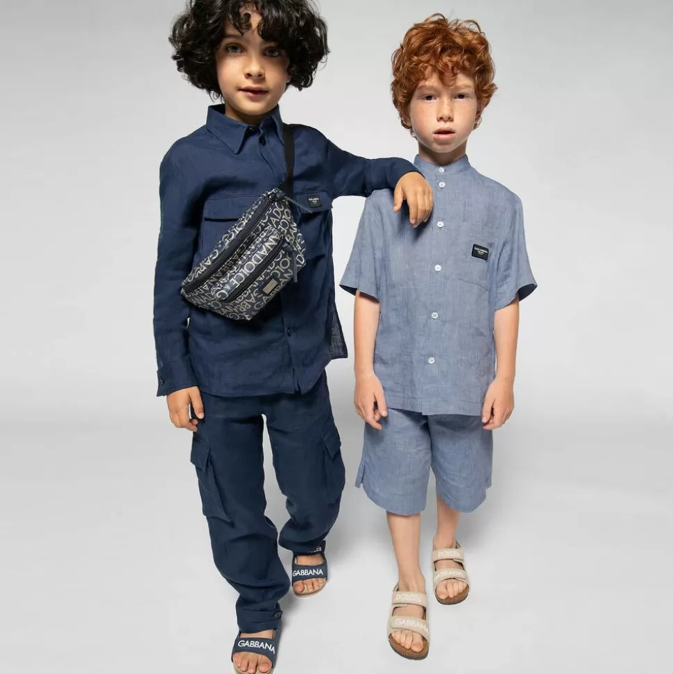 Dolce amp; Gabbana Beige Leather Sandals^BOY Sandals | Sandals