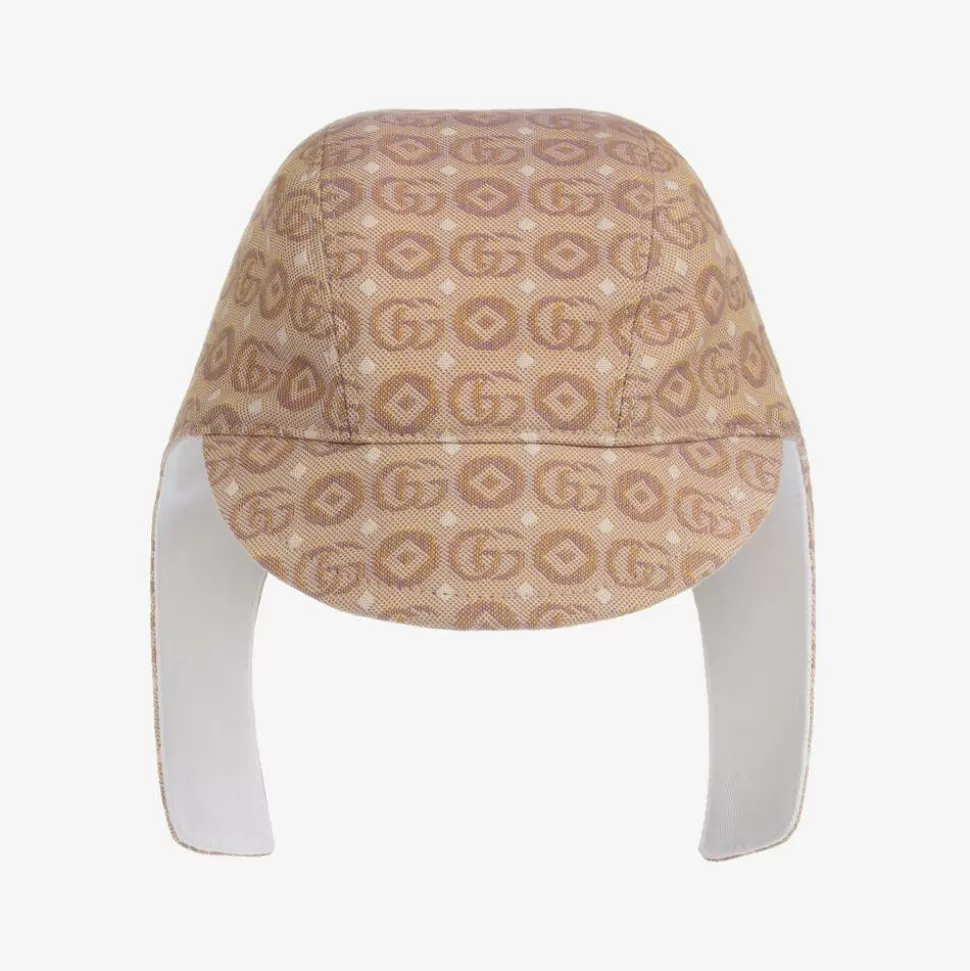 Gucci Beige Logo Baby Hat^ Hats