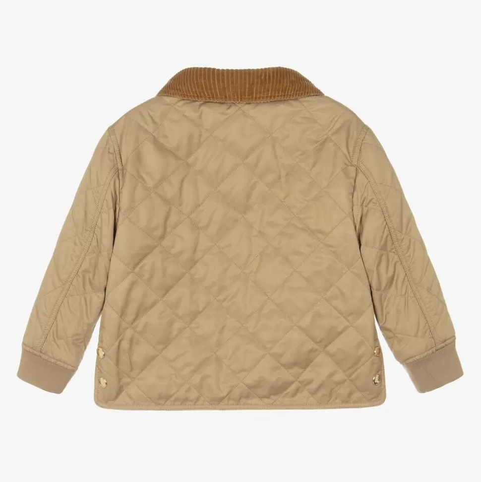 Burberry Beige Quilted Jacket^ Coats & Jackets