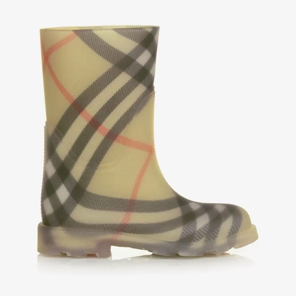 Burberry Beige Vintage Check Rain Boots^BOY Rain Boots | Rain Boots