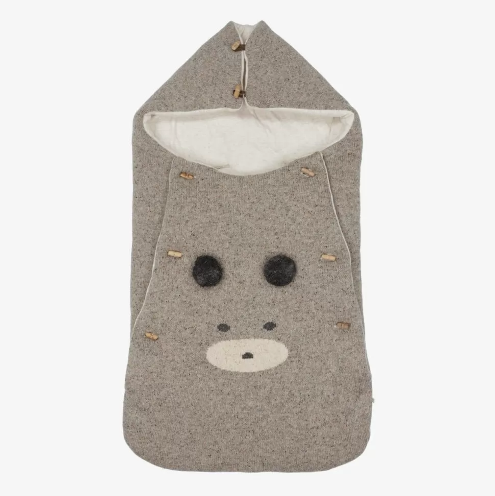 Paz Rodríguez Beige Wool & Silk Knit Baby Nest (71cm)^ Gifts